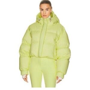 Fun CORDOVA Yellow/Green Ski Puffer, Sz S